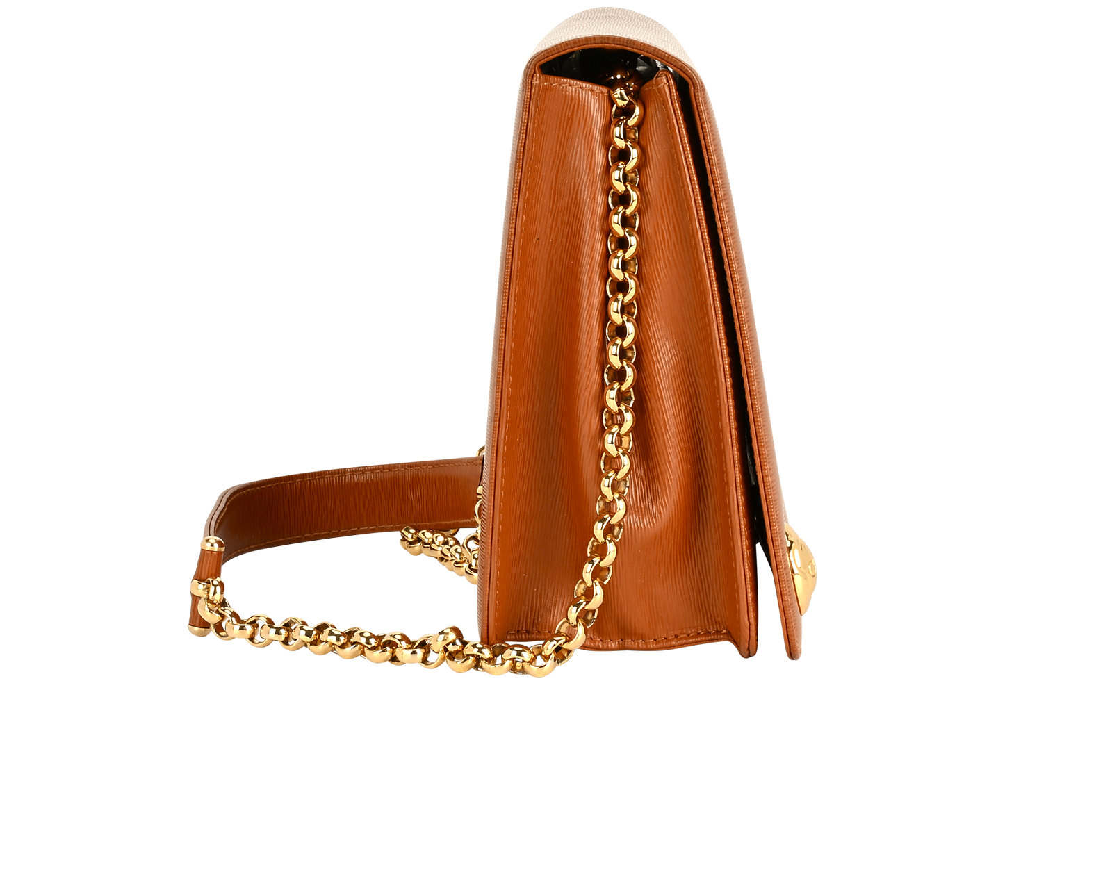 Shoulder Bag, &pound;250, Handbags, Brown, Leather, Side view